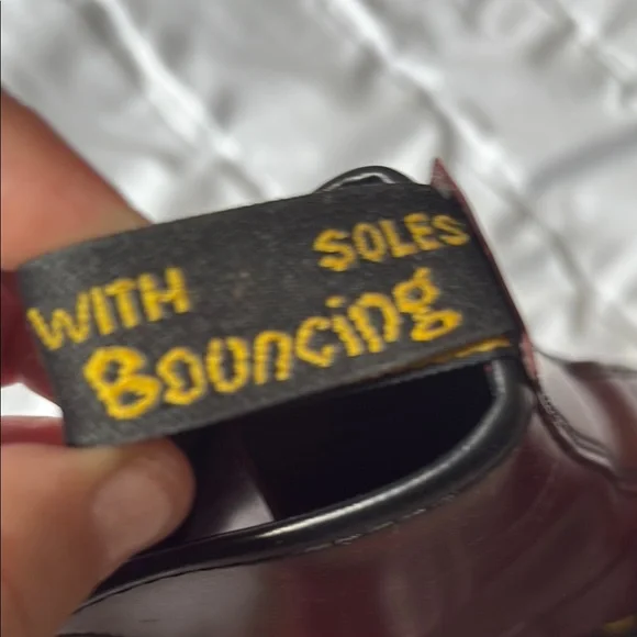 Dr. Martens Burgundy Combat Boots - Picture 3 of 6